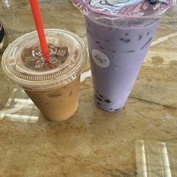 Taro Milk Tea and Latte Taro Milk Tea and Latte