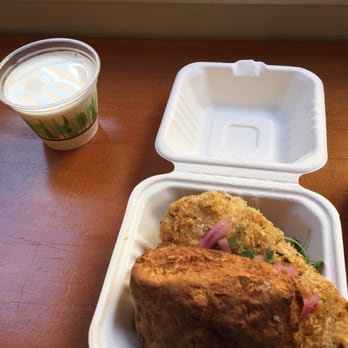 Honest Biscuits - Oven "Fried" Chicken Sandwich - Bakeries Near Me - Seattle, Washington