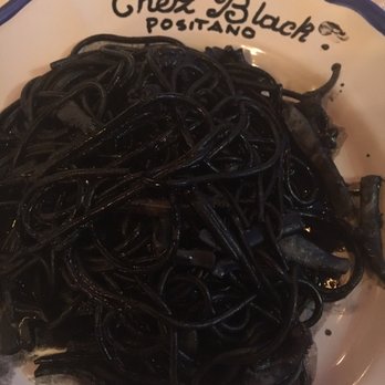 Chez Black - Cuddle fish ink pasta - Italian Near Me - Positano, SA