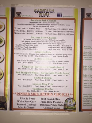 Menu photo 4 Garifuna Flava Chicago, IL