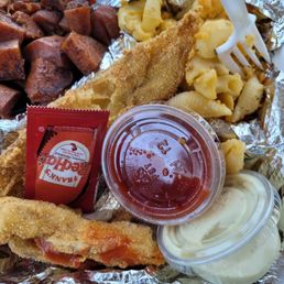 They got yams, greens, Mac, phish you name it!