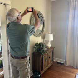 Lakeway Inspection Services - Using my thermal camera during an inspection.