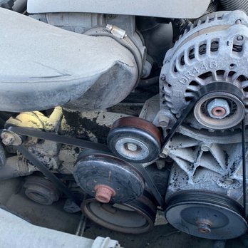 Souza's Performance - Serpentine belt tensioner locked up, burnt the belt off. Also need serpentine belt idler pulley. - Auto Repair Near Me - Oceano, California