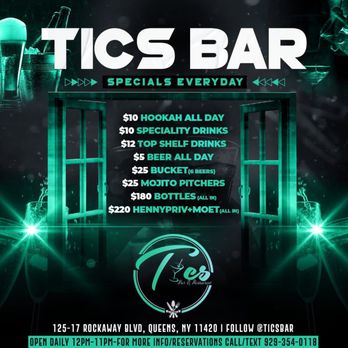 Tics Bar And Restaurant - Drink Specials - Chinese Near Me - South Ozone Park, New York Tics Bar And Restaurant - Drink Specials - Chinese Near Me - South Ozone Park, New York