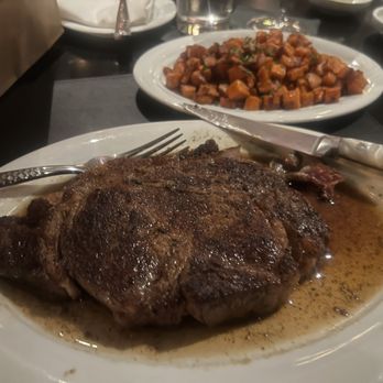 Twisted Tree - 16 oz ribeye & chipotle sweet potatoes - Seafood Near Me - Saint Louis, Missouri Twisted Tree - 16 oz ribeye & chipotle sweet potatoes - Seafood Near Me - Saint Louis, Missouri
