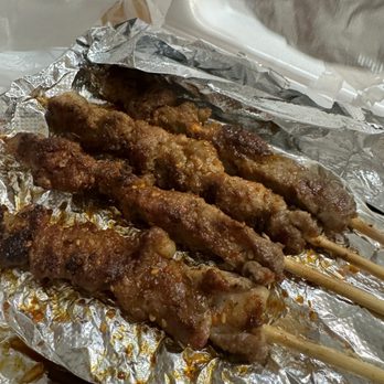XINJIANG BBQ - 4 Hot Lamb Kabab - Barbeque Near Me - Monterey Park, California XINJIANG BBQ - 4 Hot Lamb Kabab - Barbeque Near Me - Monterey Park, California