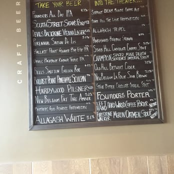 Violet Crown Charlottesville - That's a lot of beer to choose from! - Cinema Near Me - Charlottesville, Virginia