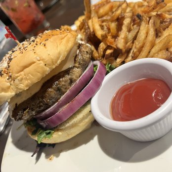Local Goat - Lamb Burger - New American Near Me - Pigeon Forge, Tennessee