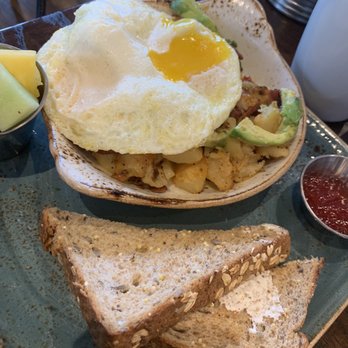 First Watch - Skillet with toast and fruit - Breakfast & Brunch Near Me - Shelby Township, Michigan First Watch - Skillet with toast and fruit - Breakfast & Brunch Near Me - Shelby Township, Michigan