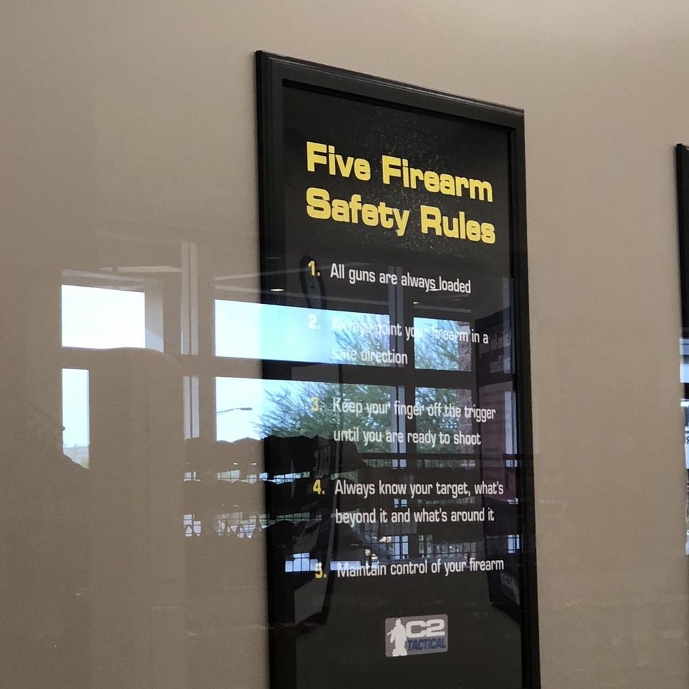 C2 Tactical - Training room gun safety poster - Gun/Rifle Ranges Near Me - Phoenix, Arizona C2 Tactical - Training room gun safety poster - Gun/Rifle Ranges Near Me - Phoenix, Arizona