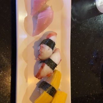 Crazy Tuna - Yellowtail, Octopus, and Tamago Nigiri - Japanese Near Me - Chandler, Arizona