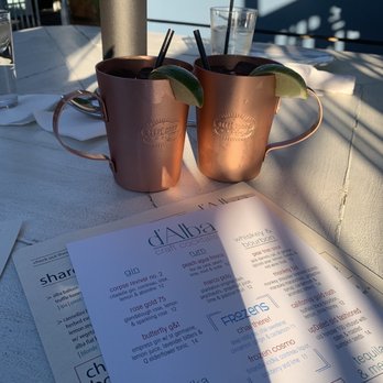 d’Alba - Alba Red Mule Cocktail - New American Near Me - Houston, Texas