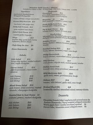 Menu photo 4 Aviation Grill Philadelphia, PA Menu photo 4 Aviation Grill Philadelphia, PA