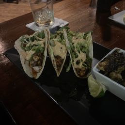 Salmon tacos