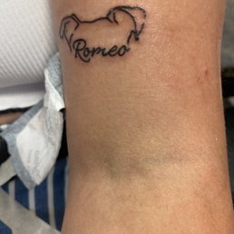 My doggie ear tattoo! My doggie ear tattoo!