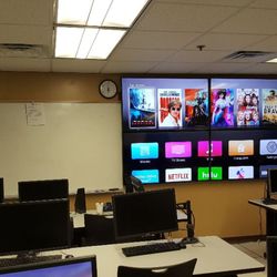 Socaltvinstall - 110" installed at Azusa Pacific University