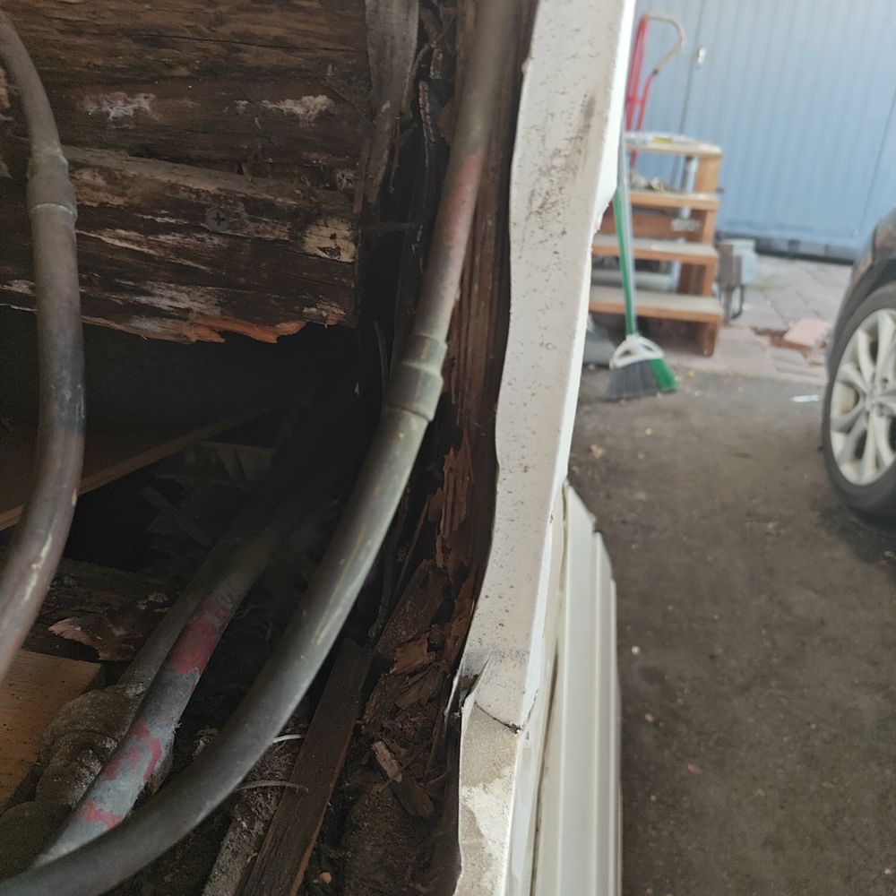 The Mobile Home Doctors - Wood rot from water damage - Mobile Home Repair Near Me - Gardena, California