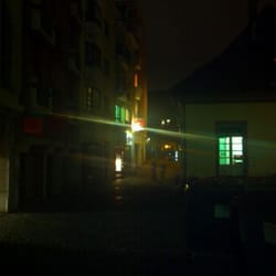 Gaststätte Cheers - Von aussen bei Nacht