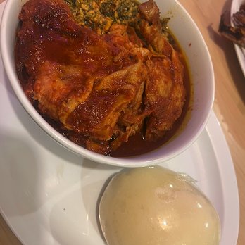 9jaGrills - Egusi Soup w/ Poundo - Seafood Near Me - Oakland, California 9jaGrills - Egusi Soup w/ Poundo - Seafood Near Me - Oakland, California
