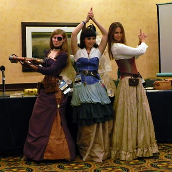 Loscon - Steampunk scavenger hunt hostesses - Festivals Near Me - Los Angeles, California