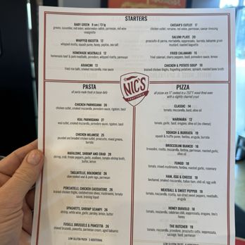 Nic's Trattoria - Menu - Pizza Near Me - East Greenbush, New York Nic's Trattoria - Menu - Pizza Near Me - East Greenbush, New York
