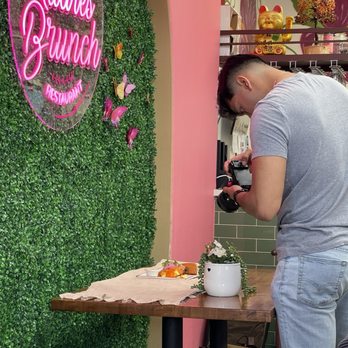 Madres Brunch - Photographer taking photos of next month's special menu. They feature a new item each month. - Breakfast & Brunch Near Me - Whittier, California