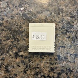 Retro Game Planet - The GameCube memory card that Rustin scammed me with.