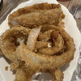 Appetizer of onion rings Appetizer of onion rings