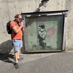 Banksy Praying Boy
