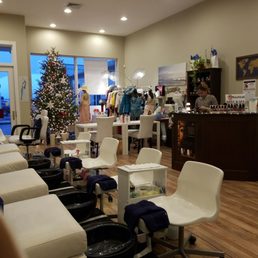 First time trying This new salon. Its is so clean and beautiful, the 2 ladies that helped us were so nice and personable