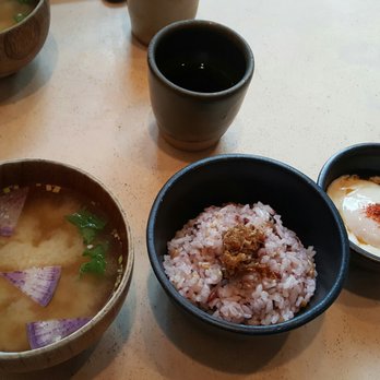 Okonomi - Rice, and an egg to go with it. Very well crafted and presented. - Japanese Near Me - Brooklyn, New York Okonomi - Rice, and an egg to go with it. Very well crafted and presented. - Japanese Near Me - Brooklyn, New York