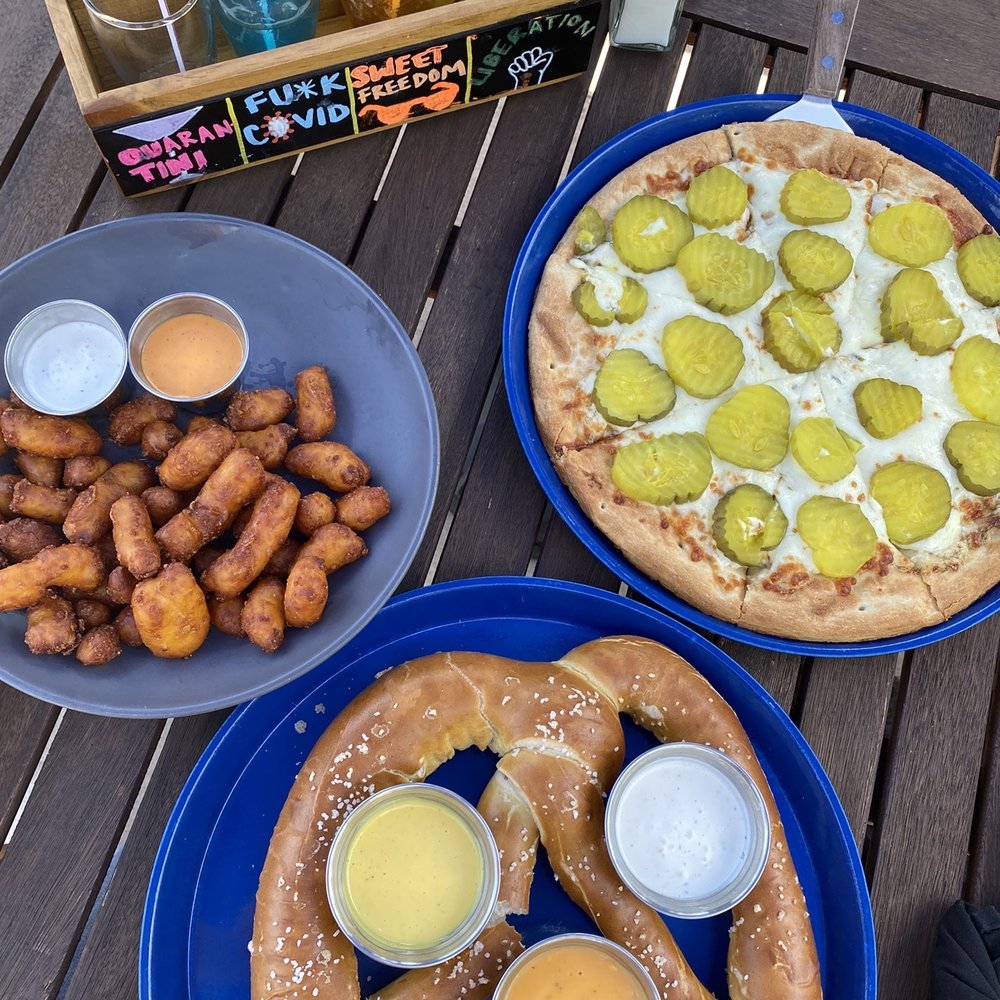 Minhas Kitchen - Cheese curds, pickle pizza, & pretzel - New American Near Me - Monroe, Wisconsin Minhas Kitchen - Cheese curds, pickle pizza, & pretzel - New American Near Me - Monroe, Wisconsin