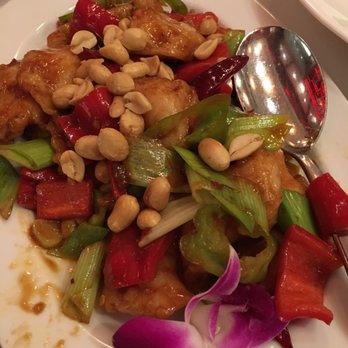 Moonstone - Kun Pao fish served as Mala. If u want fake Over priced Chinese food in a place with nice decor then this is it - Chinese Near Me - Great Neck, New York
