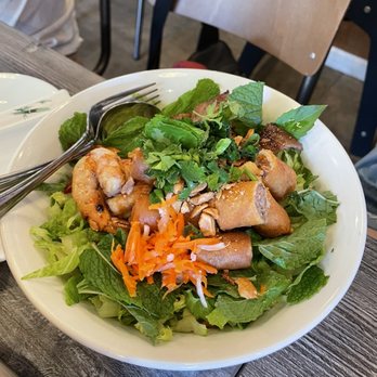 Pho Old Saigon - BBQ Shrimps + BBQ Pork + Spring Rolls Vermicelli - Vietnamese Near Me - Honolulu, Hawaii Pho Old Saigon - BBQ Shrimps + BBQ Pork + Spring Rolls Vermicelli - Vietnamese Near Me - Honolulu, Hawaii