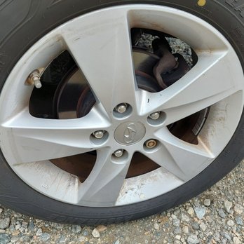 Pristine Auto Spa and Service Center - Wheels still filthy and no tire shine - Car Wash Near Me - Wayne, New Jersey