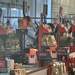 TJ Maxx - This is the cashier talking to another coworker for 5 mins