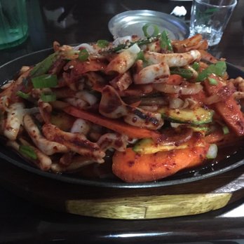 Happy House - Spicy squid $17.99 - Korean Near Me - Augusta, Georgia