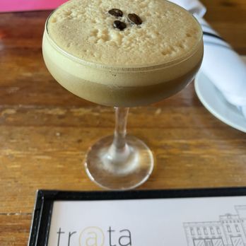 Trata - Espresso martini - perfect balance of coffee and liquor - New American Near Me - Rochester, New York