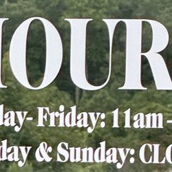 Kloe's Country Cooking - Hours