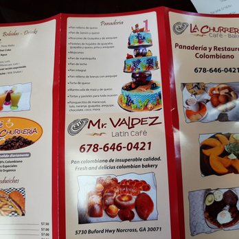 Mr. Valdez Latin Cafe - the menu - Colombian Near Me - Norcross, Georgia