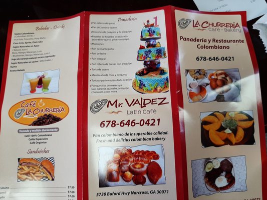 Menu photo 1 Mr. Valdez Latin Cafe Norcross, GA