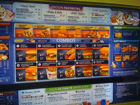 Menu photo 8 Sonic Drive-In ROSEVILLE, CA