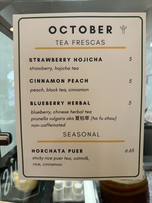 Menu photo 8 Camellia Rd Tea Bar San Diego, CA Menu photo 8 Camellia Rd Tea Bar San Diego, CA
