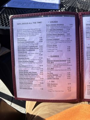 Menu photo 8 Broadway Cafe Big Bear City, CA