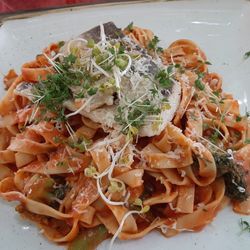 Haus der Getreuen - Tagliatelle mit Seehecht