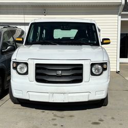 Loving Arms - Front view of wheelchair van.