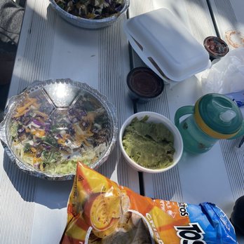 Miguel's Beach'n Baja - Mahi bowl , steak bowl, side of guac and chips - Mexican Near Me - Dauphin Island, Alabama