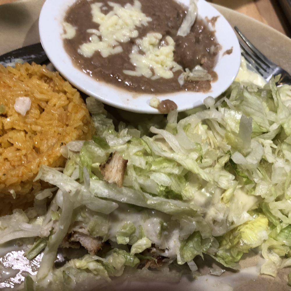 Frontera Mexican Kitchen - Chicken burrito with queso. I added lettuce perfect every time real grilled chicken. - Mexican Near Me - Buford, Georgia Frontera Mexican Kitchen - Chicken burrito with queso. I added lettuce perfect every time real grilled chicken. - Mexican Near Me - Buford, Georgia