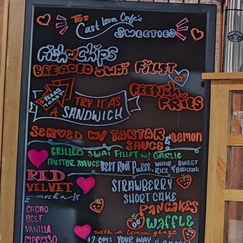 Cast Iron Cafe - a menu on a blackboard - Coffee & Tea Near Me - Pharr, Texas Cast Iron Cafe - a menu on a blackboard - Coffee & Tea Near Me - Pharr, Texas