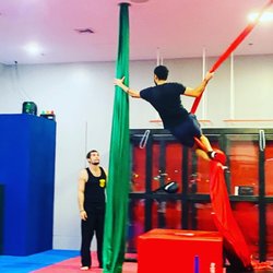 Felton Ninja Academy - We use silks to practice grip strength while getting a good workout in. Teen, adult,& women classes offered weekly.